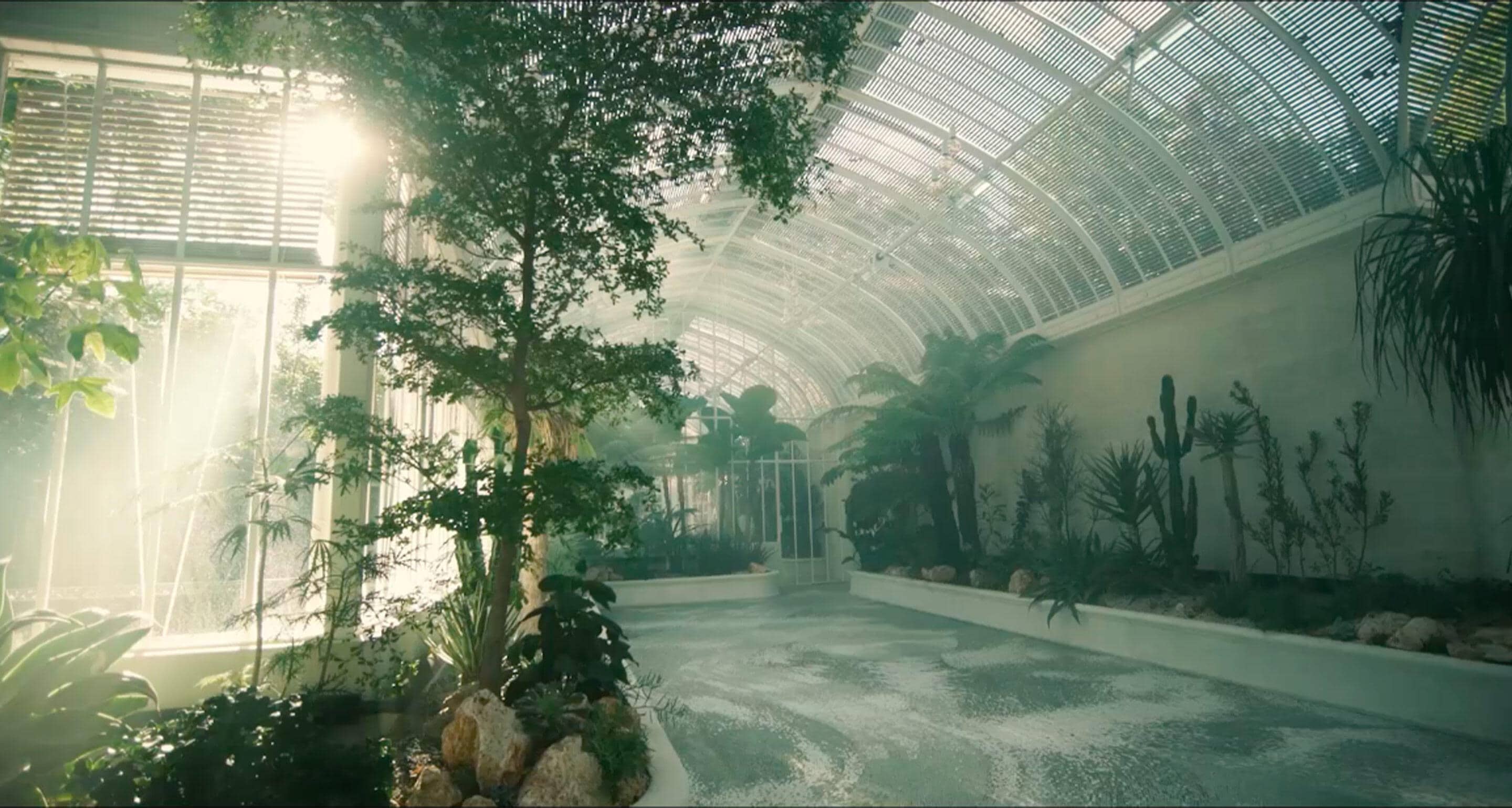 A Winter Garden at Chateau Bagnolet