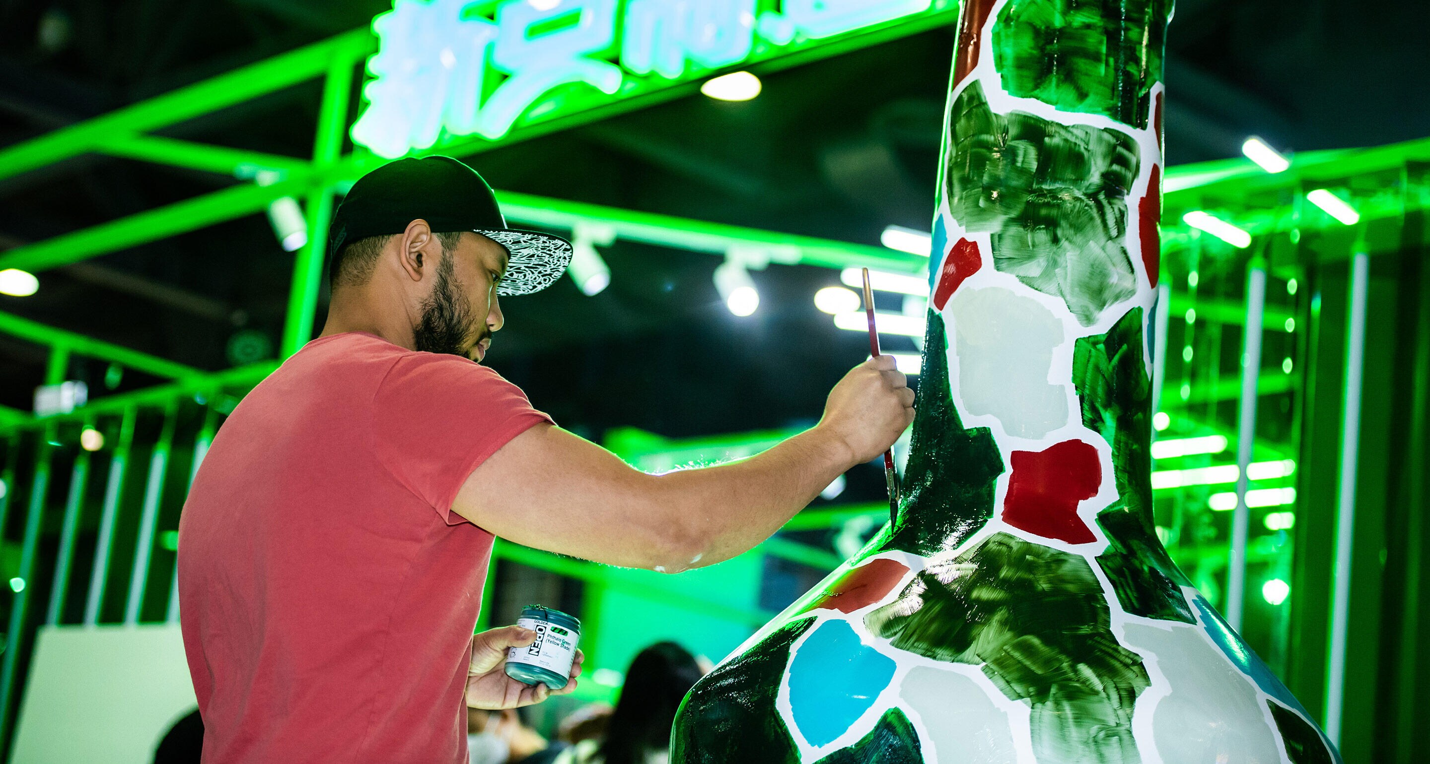 Hennessy Classivm booth at Sneaker Con 