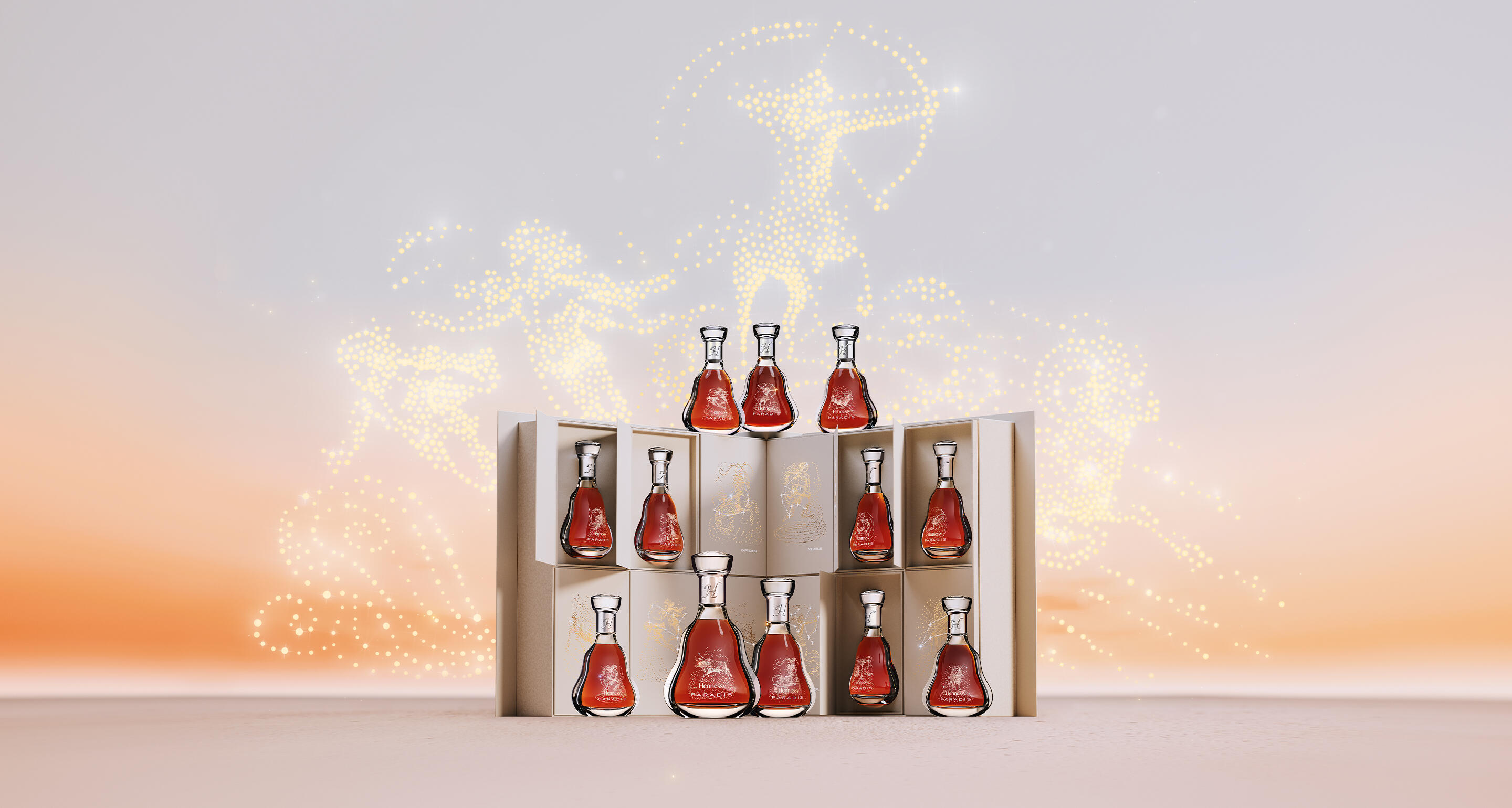Hennessy Paradis Set of 12 Miniatures - Zodiac Collection