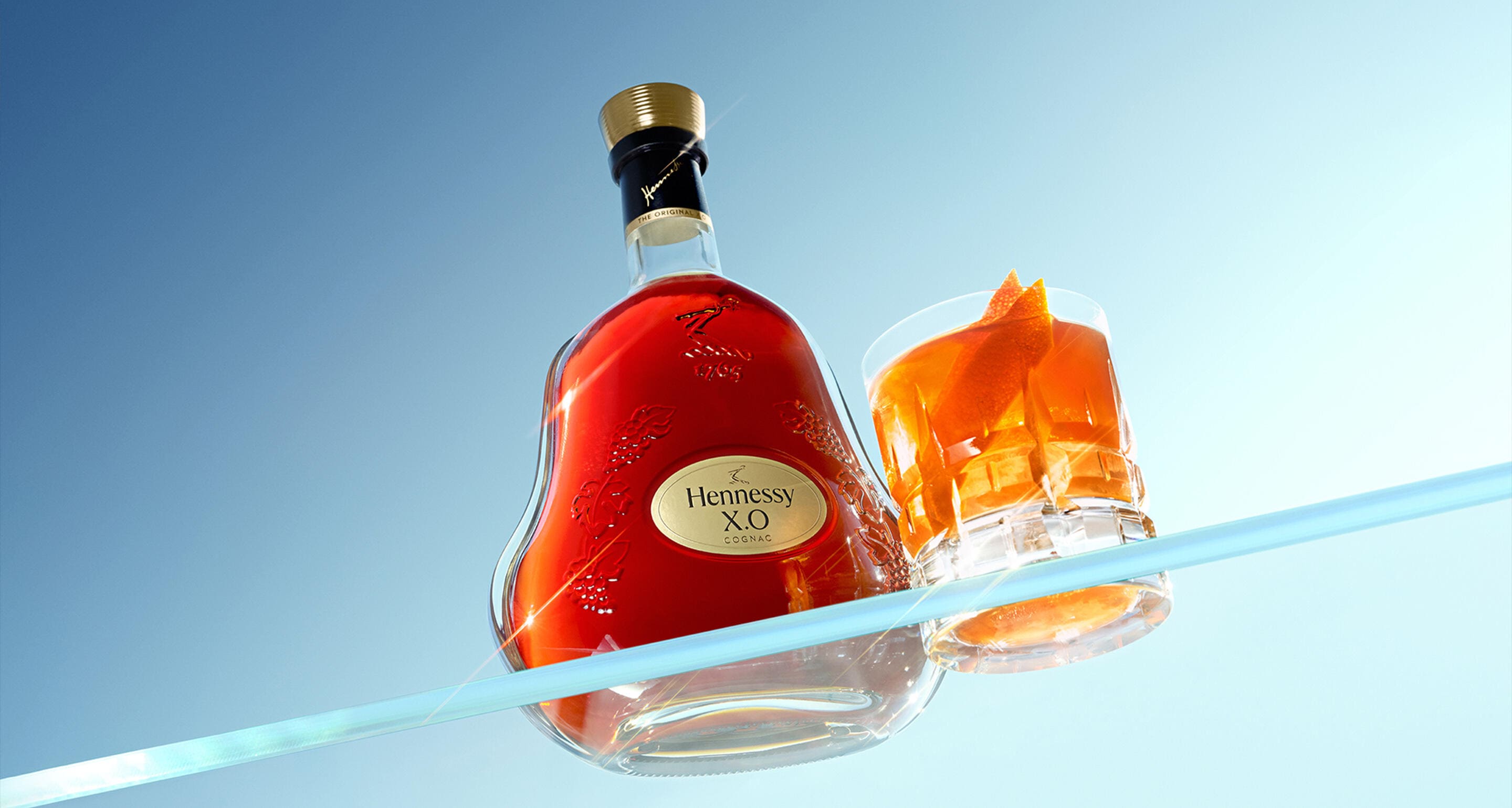 ☆sr0762 未開栓 Hennessy X.O COGNAC コニャック 金キャップ 1000ml