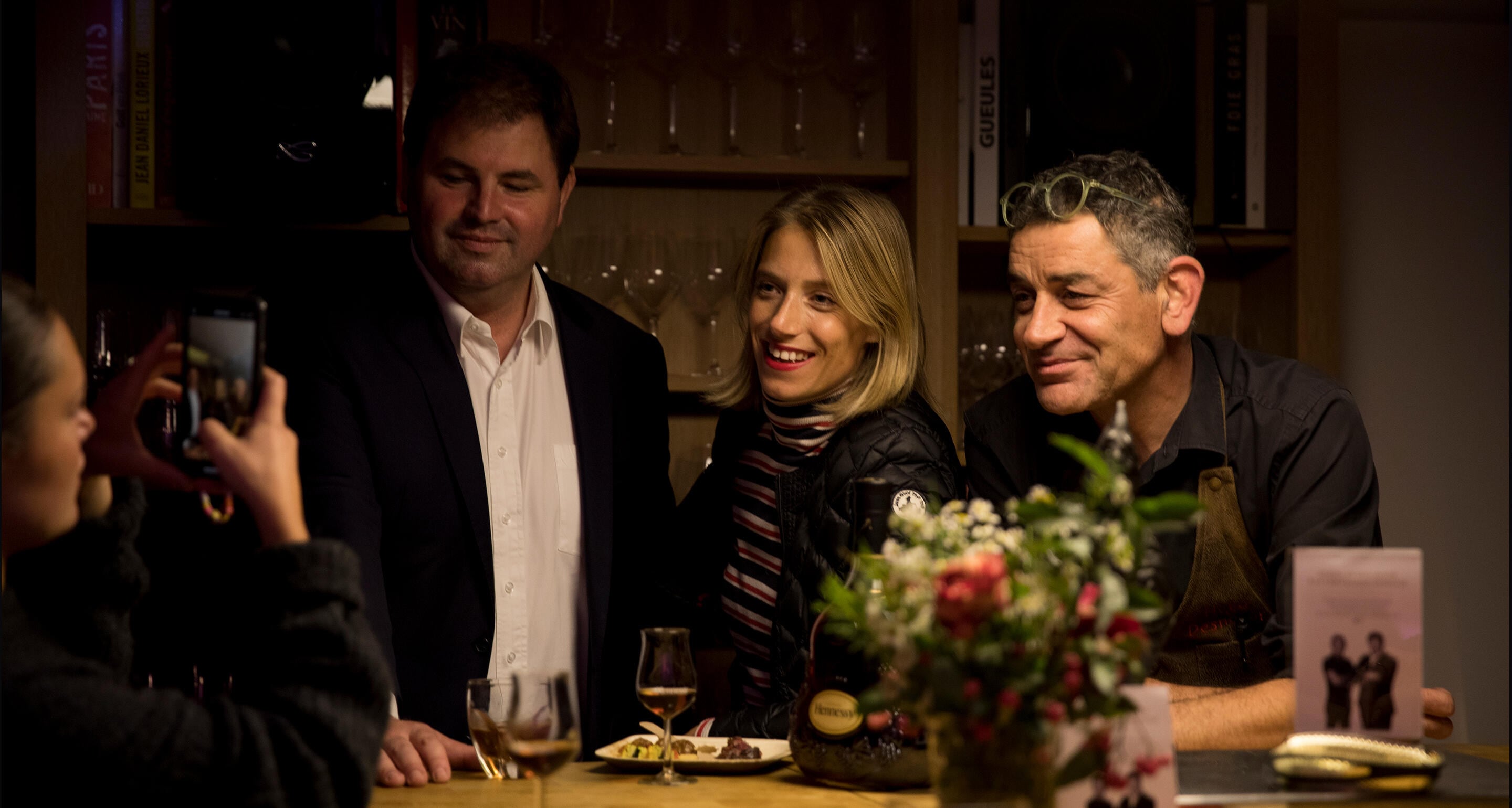 Renaud Fillioux de Gironde, Margot Ducancel (fondatrice "Rouge aux Lèvres"), Hugo Desnoyer ©Karine Sicard Bouvatier