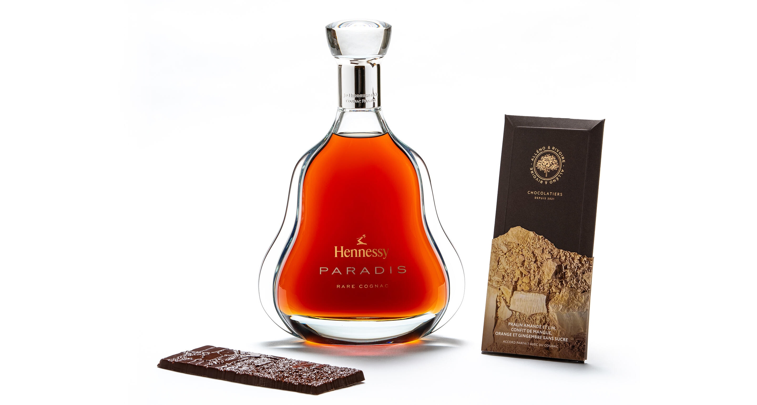 carafes Hennessy Paradis et Hennessy X.O. 