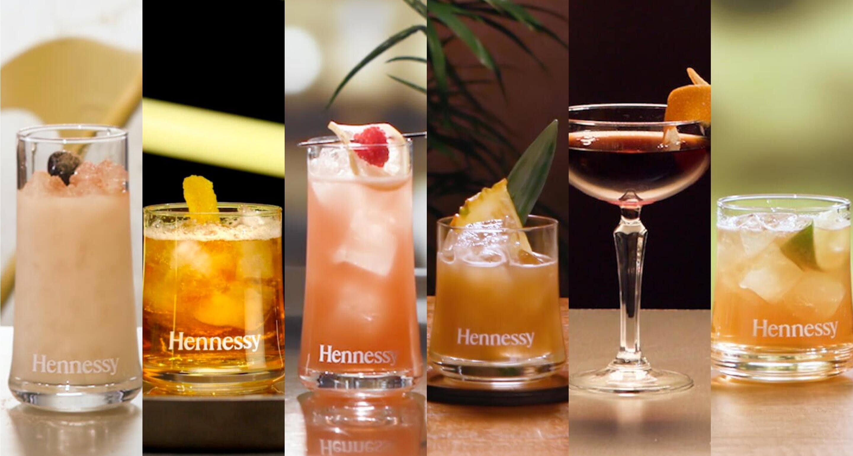Hennessy cognac Birthday cocktails